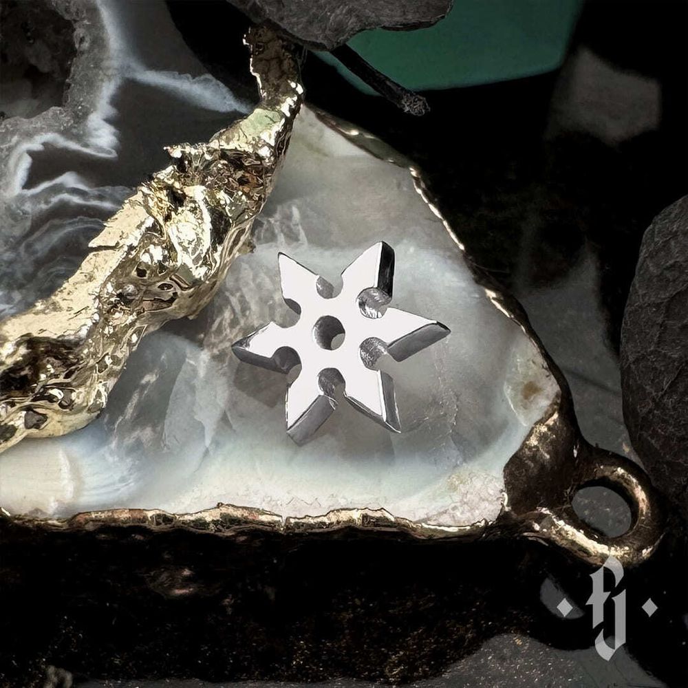 Накрутка &quot;Shuriken&quot; - Белое золото