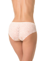 Женские кружевные трусики-слипы (Размер: L) (Цвет: молочный)