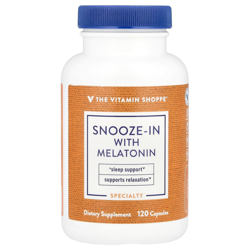 The Vitamin Shoppe, Snooze-In, с мелатонином, 120 капсул