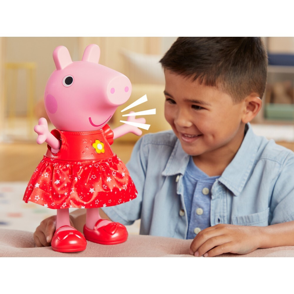 Hasbro Peppa Pig - Грязные лужи Кукла Пеппа Вечеринка с музыкой F8873