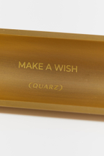 Подставка для благовоний из латуни и розового кварца