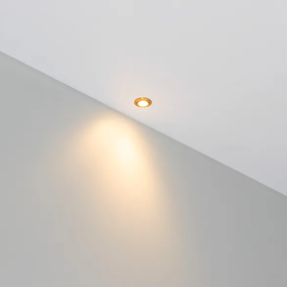 Светильник ART-PICCOLO-BUILT-R13-1W Warm2700 (BRS, 30 deg, 3V) (Arlight, IP40 Металл, 3 года) 061675