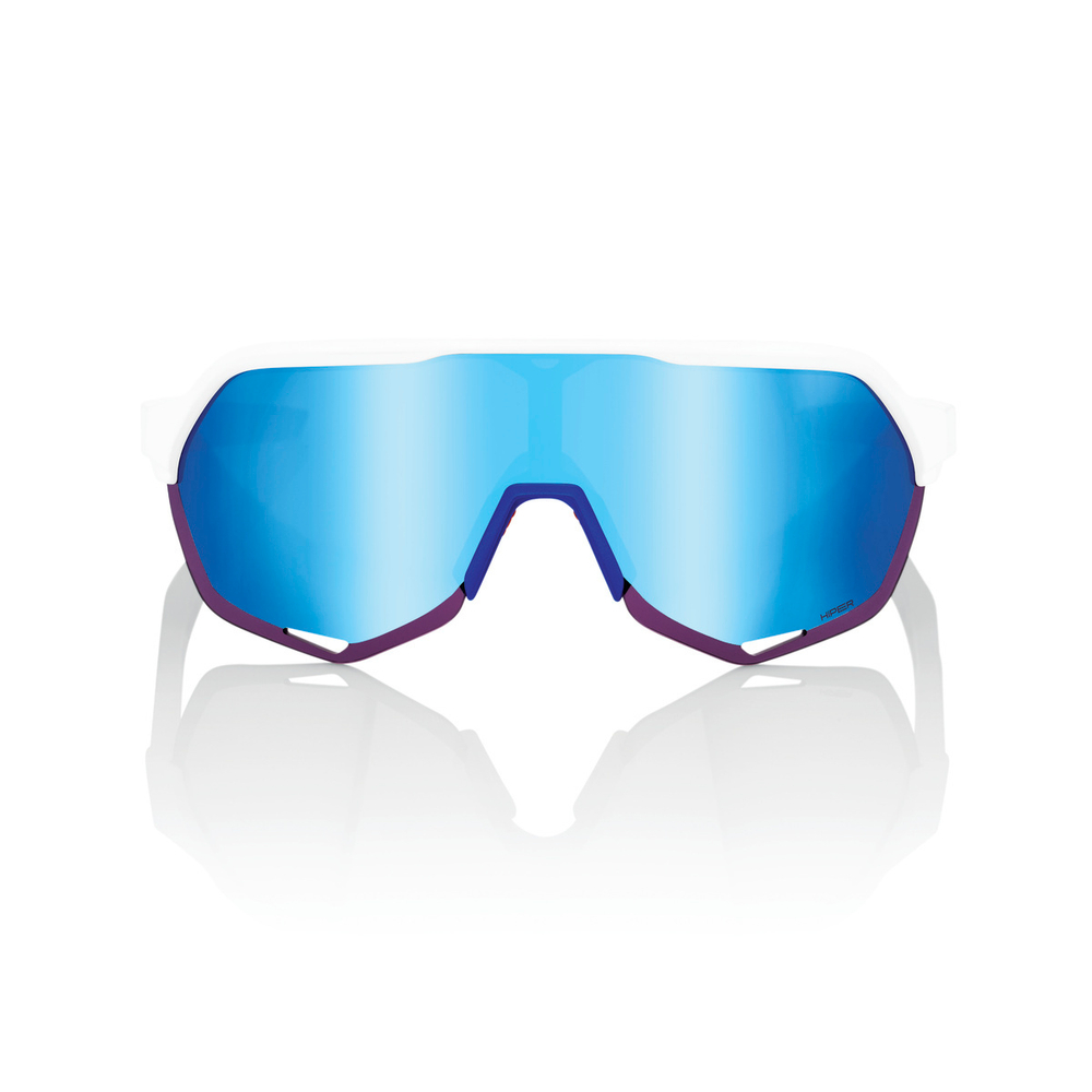 Спортивные очки 100% S2 / TotalEnergies Team Matte White Metallic / HiPER Blue ML Mirror Lens