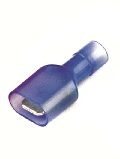 Наконечник плоский полностью изолир. (вилка) 1,5-2,5 кв.мм 6,3х0,8 мм (РППИ-П)