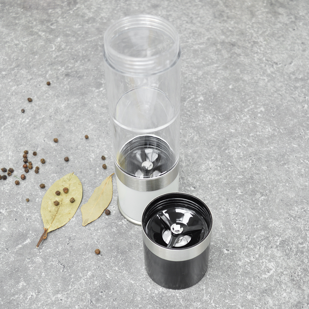 Мельница для специй 22см 2в1 2 независимых механизма алюм/пластик