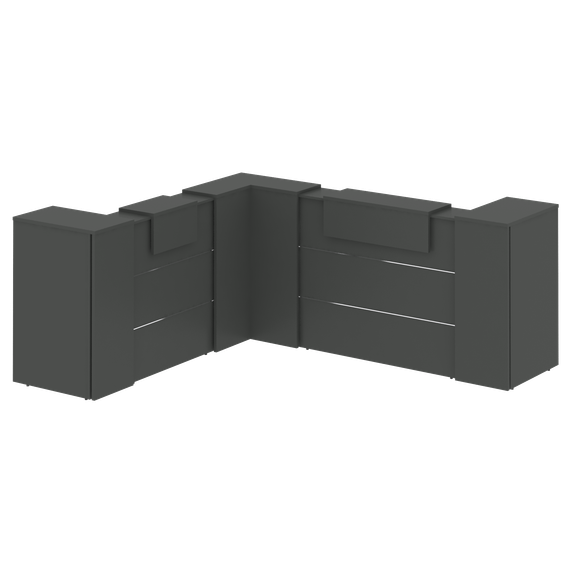 Onix Ресепшн O.R-K-33 Антрацит 2607*3007*1187