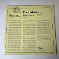 Винтажная виниловая пластинка LP Schubert Шуберт, Vaclav Neumann Symphonie Nr. 8 H-Moll Unvollendete, Symphonie Nr. 3 D-Dur (Германия 1967)