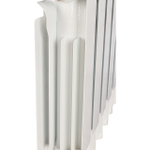 Радиатор алюминиевый STOUT Alpha 350 - 10 секции (подключение боковое, цвет белый)