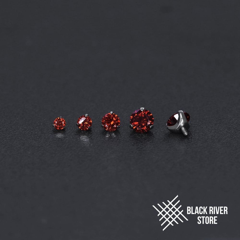 Cubic Zirconia Dark Garnet