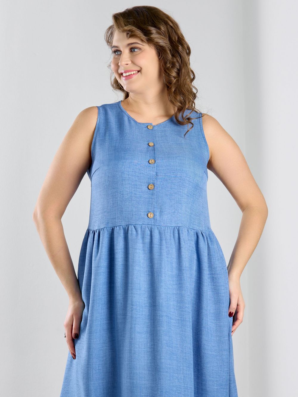 Платье Женский каприз-1 Виотекс СИНИЙ