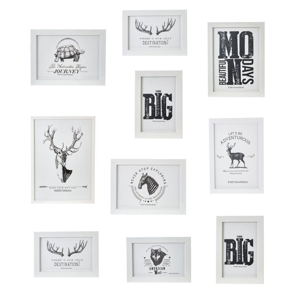 GAEM Набор из 10-ти Фоторамок, L31,5 W2 H44 см