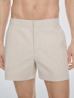 Massimo Dutti Плавки с декоративной отделкой на поясе, песочный