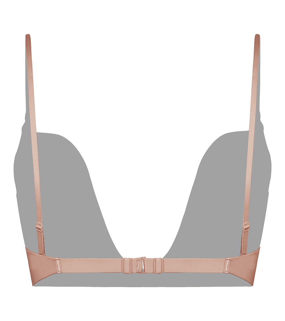 Бюстгальтер Ultimate Plunge с заниженным поясом (Размер: 75C) (Цвет: бежевый)
