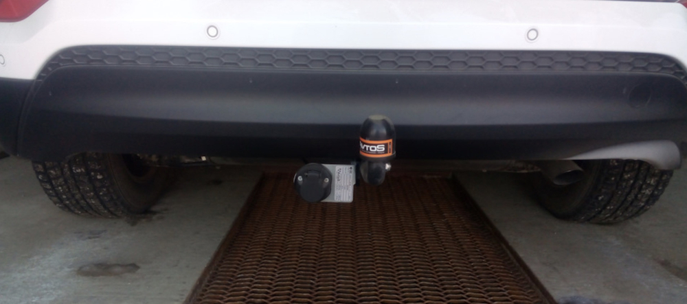 Фаркоп для Hyundai Tucson дорестайл 2015-2018 Тип шара: A. Нагрузки: 2000/100 кг, HY 28