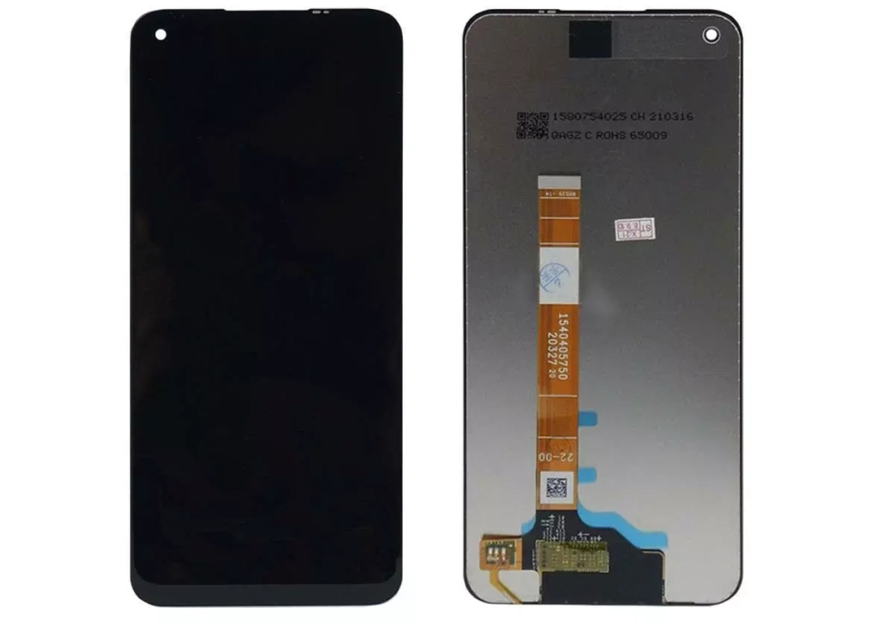 Дисплей для Realme 7 с тачскрином Черный - Оптима