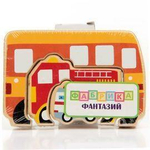 Деревянная игрушка пазл объемный "Транспорт" (ЛС)