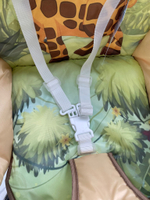 BAMBOLA Стул для кормления с перекидной столешницей Жирафик