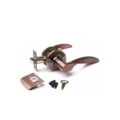 Защелка Apecs, 8020-03-AC, с  фиксатором, медь, ЦАМ