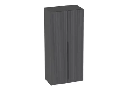 Нора (МебельГрад) Шкаф двухдверный (графит)