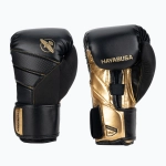 Боксёрские перчатки Hayabusa T3 black/gold