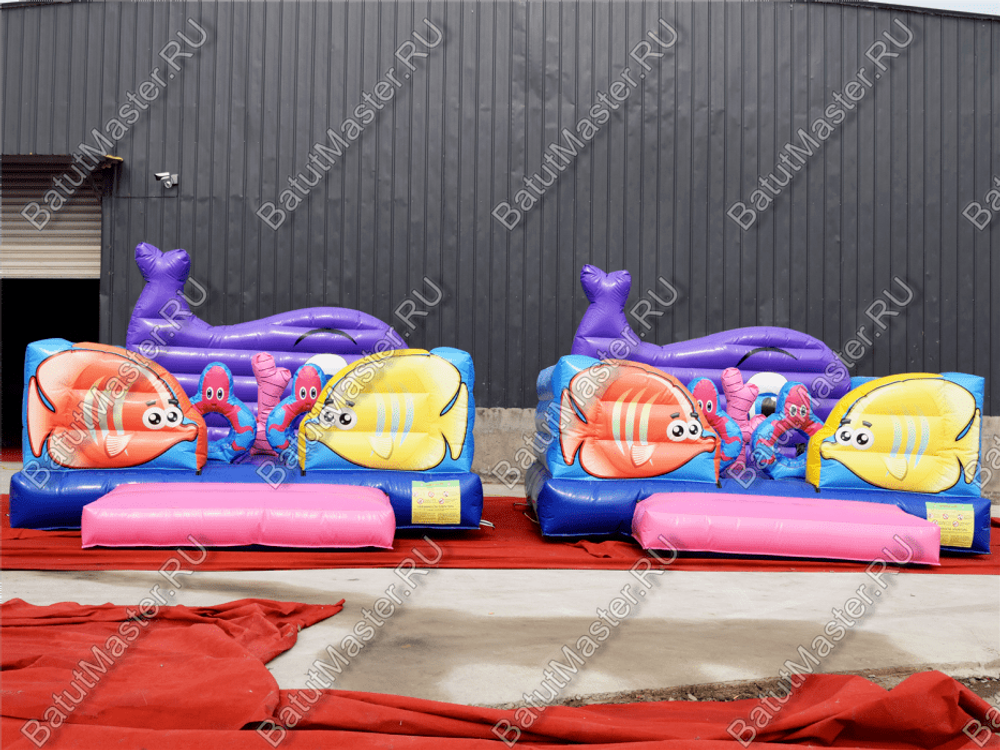 Коммерческий надувной батут "Морское царство 2"