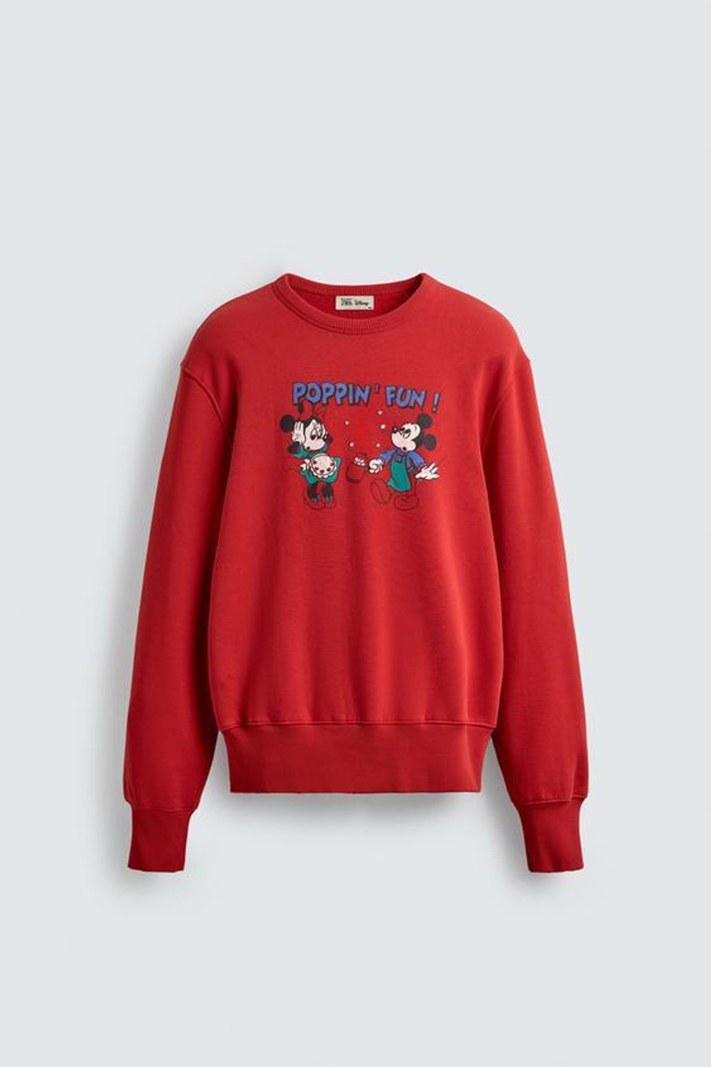 ZARA HARRY LAMBERT X DISNEY ТОЛСТОВКА С ПРИНТОМ, КРАСНЫЙ
