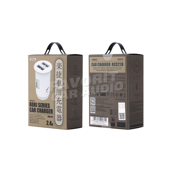 АЗУ 2USB Remax RCC219 Roki 2400mA белый