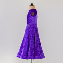 фиолетовое платье для танцев