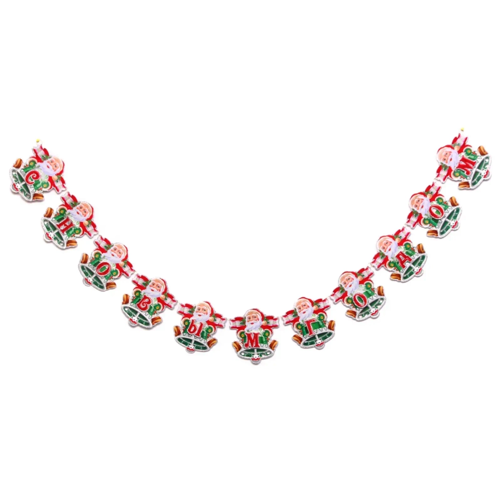 Растяжка бумажная новогодняя «С Новым Годом - Дед Мороз» 220 см