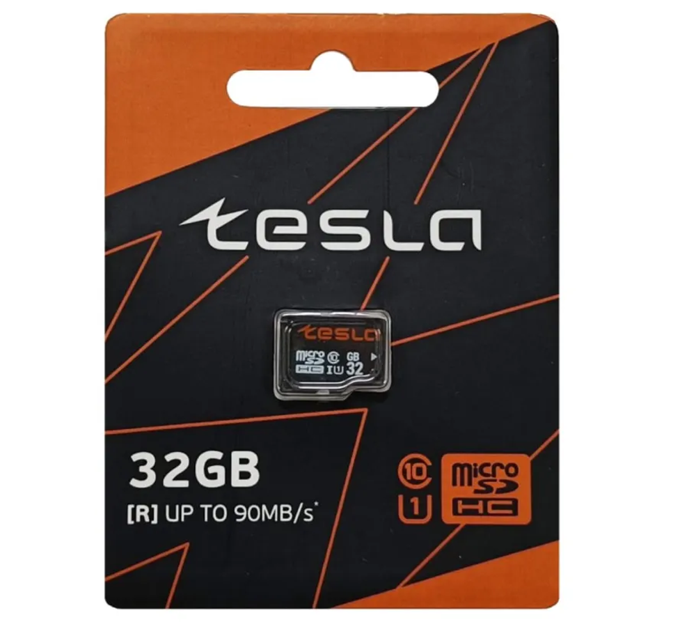 Карта памяти TESLA 32Гб microSDHC, C10/UHS-I U1 (TSLMSD032GU1)