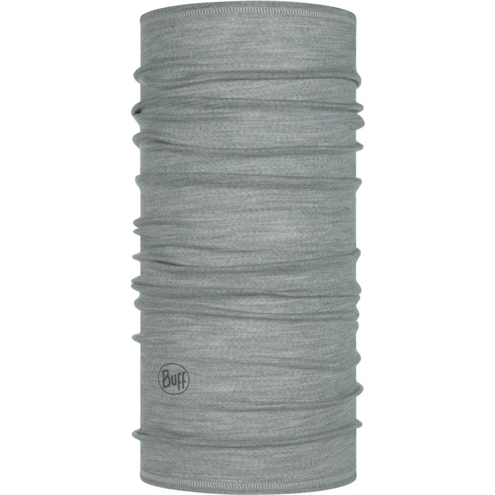 Бандана Buff LIGHTWEIGHT MERINO WOOL SOLID GREY (US:one size)