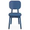 Стул Saga, рогожка, синий