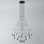 Chandelier  Wireflow 0315 by Vibia