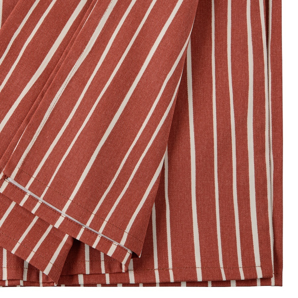 Скатерть 170х170 Tkano Prairie Полоски терракотовая TK20-TC0006