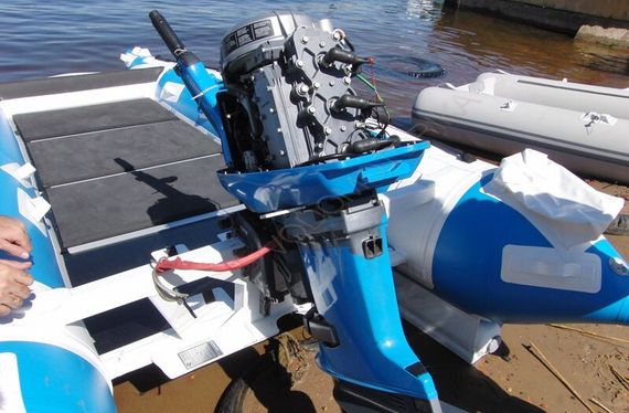 Надувной катамаран Badger FS 380 Blue&amp;White