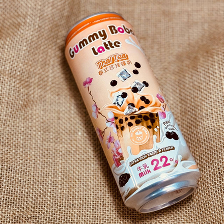 Напиток «Os Bubble Gummy Boba Latte» Thai Tea 22% 470мл