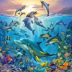 Puzzle Tierwelt des Ozeans 3x49 pcs