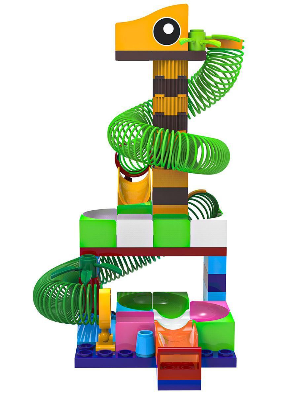 Конструктор сборный "Страна пружиния №9" (67эл.) (28×5.5×23) (Арт. Y843259)