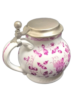 Кружка пивная (фарфор с оловянной крышкой) Royal Tettau