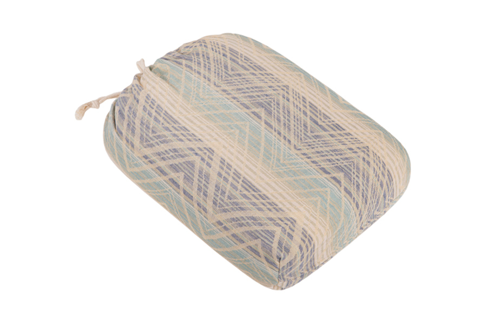 Покрывало 150x210 Luxberry Bali голубой-песочный-синий упаковка