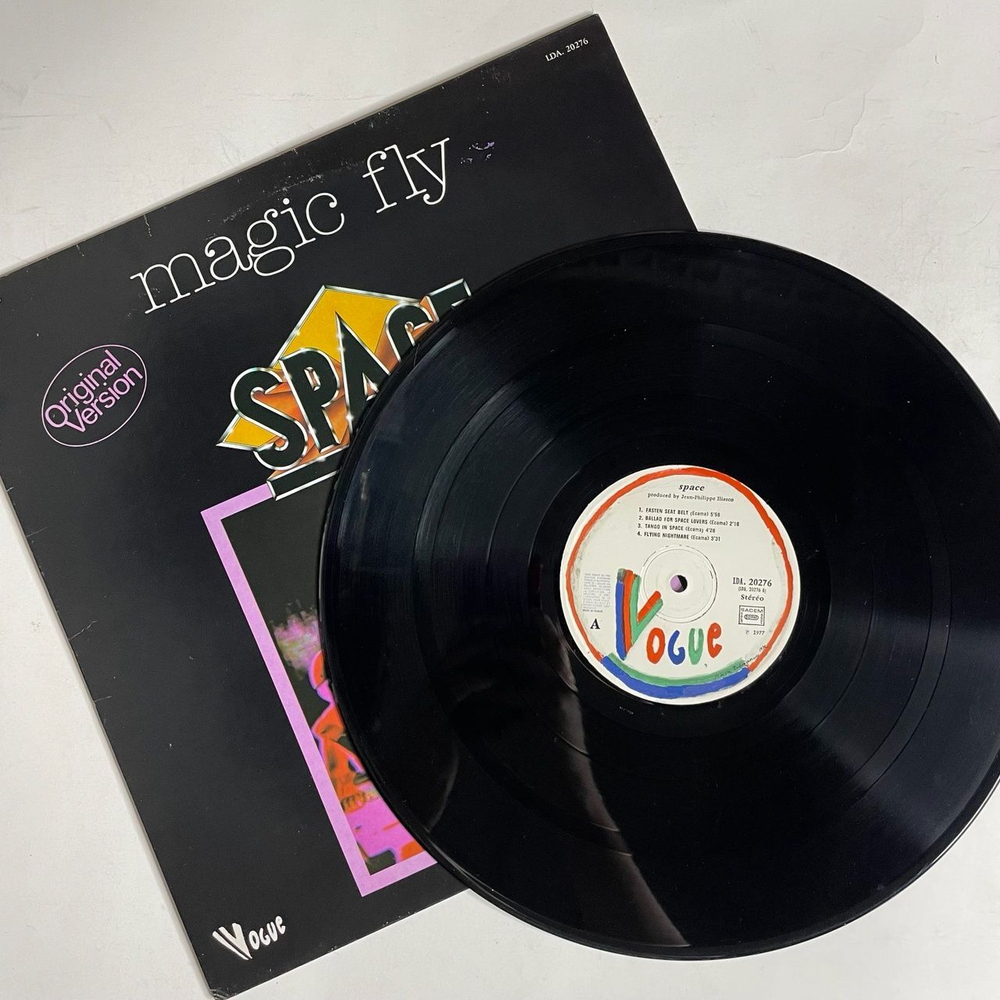 Винтажная виниловая пластинка LP Space Magic Fly (France 1977)