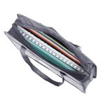 Папка на молнии с ручками BRAUBERG А4, 1 отделение, пластик, ширина 80 мм, "Space trip", 270871