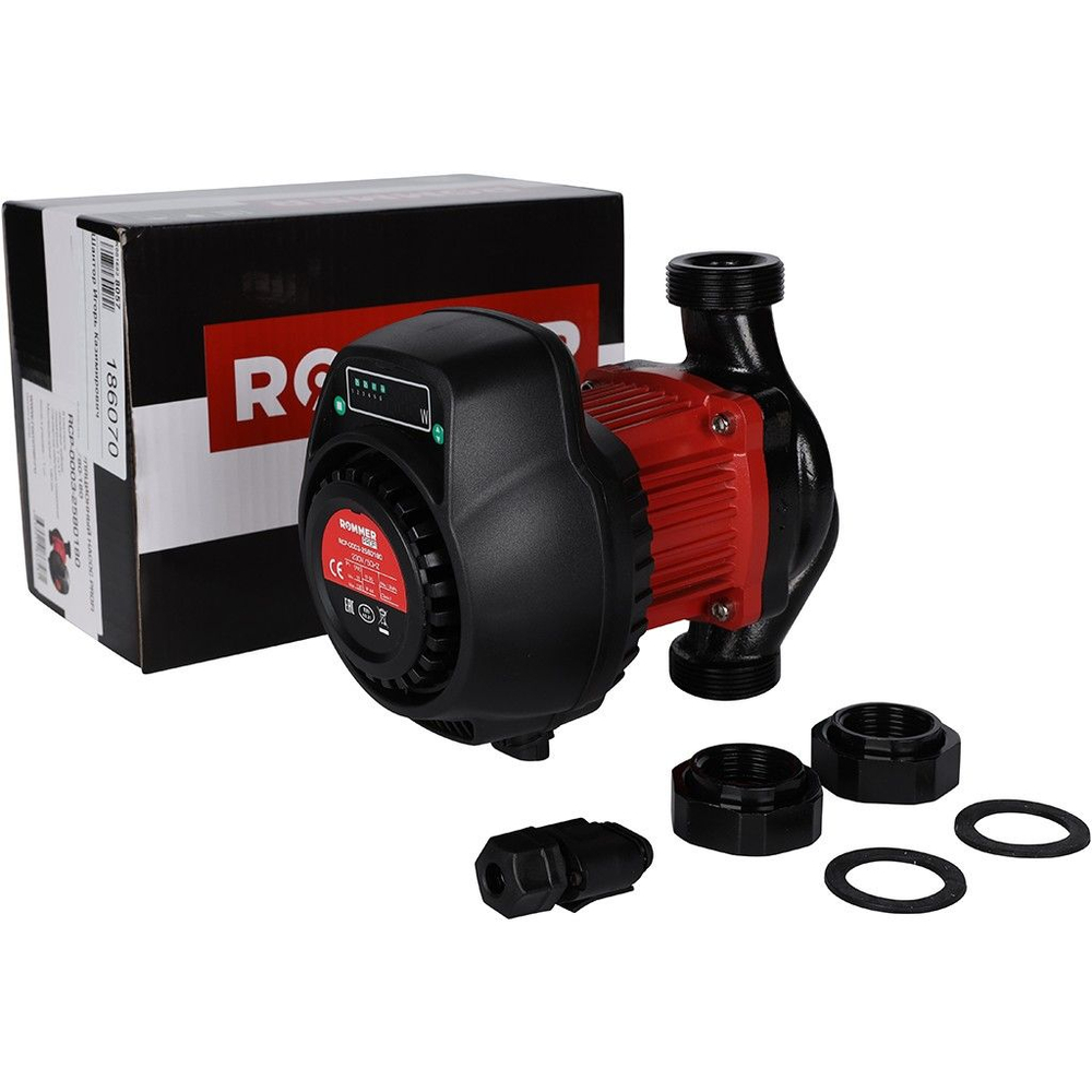 Насос циркуляционный ROMMER ER 25-80-180 с гайками (частотный)