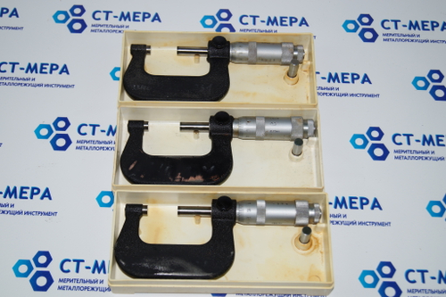Микрометр МК-50 (25-50мм.) Ц/Д 0.01мм. Б/У.