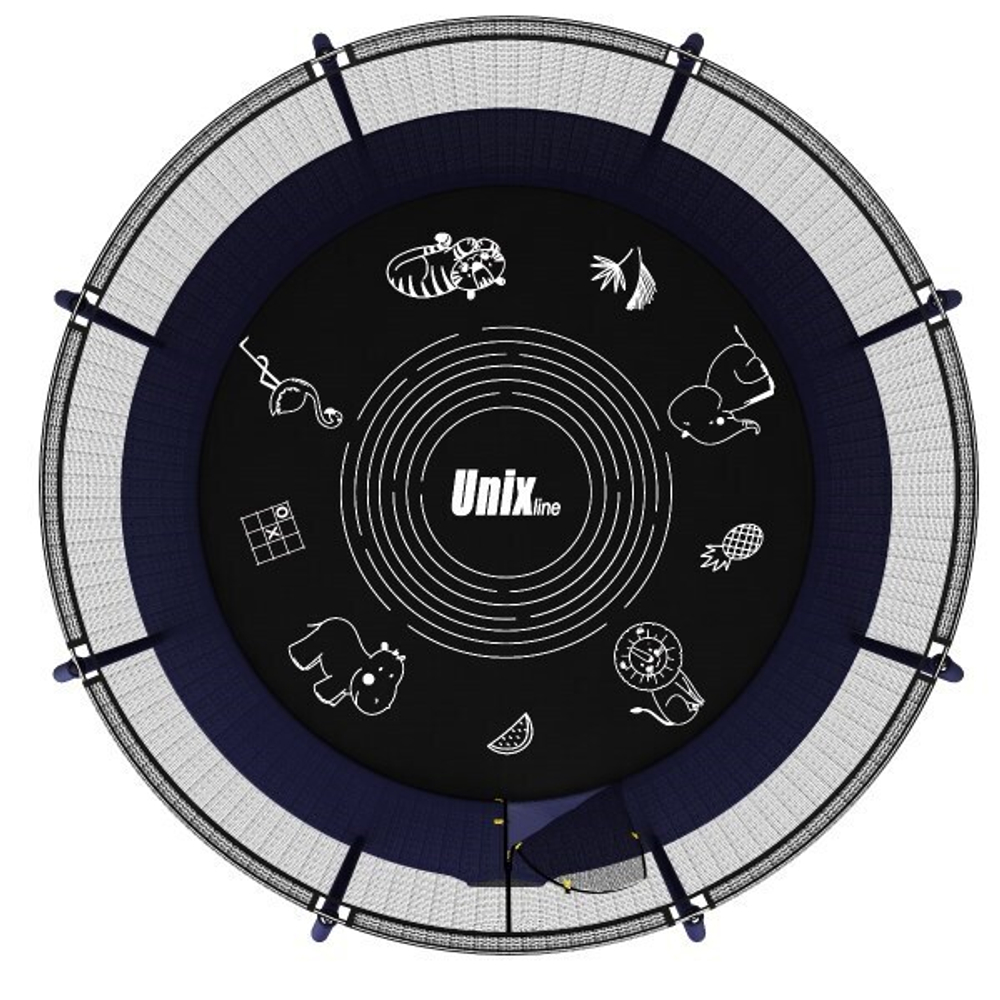 Батут UNIX line SUPREME GAME 8 ft Blue