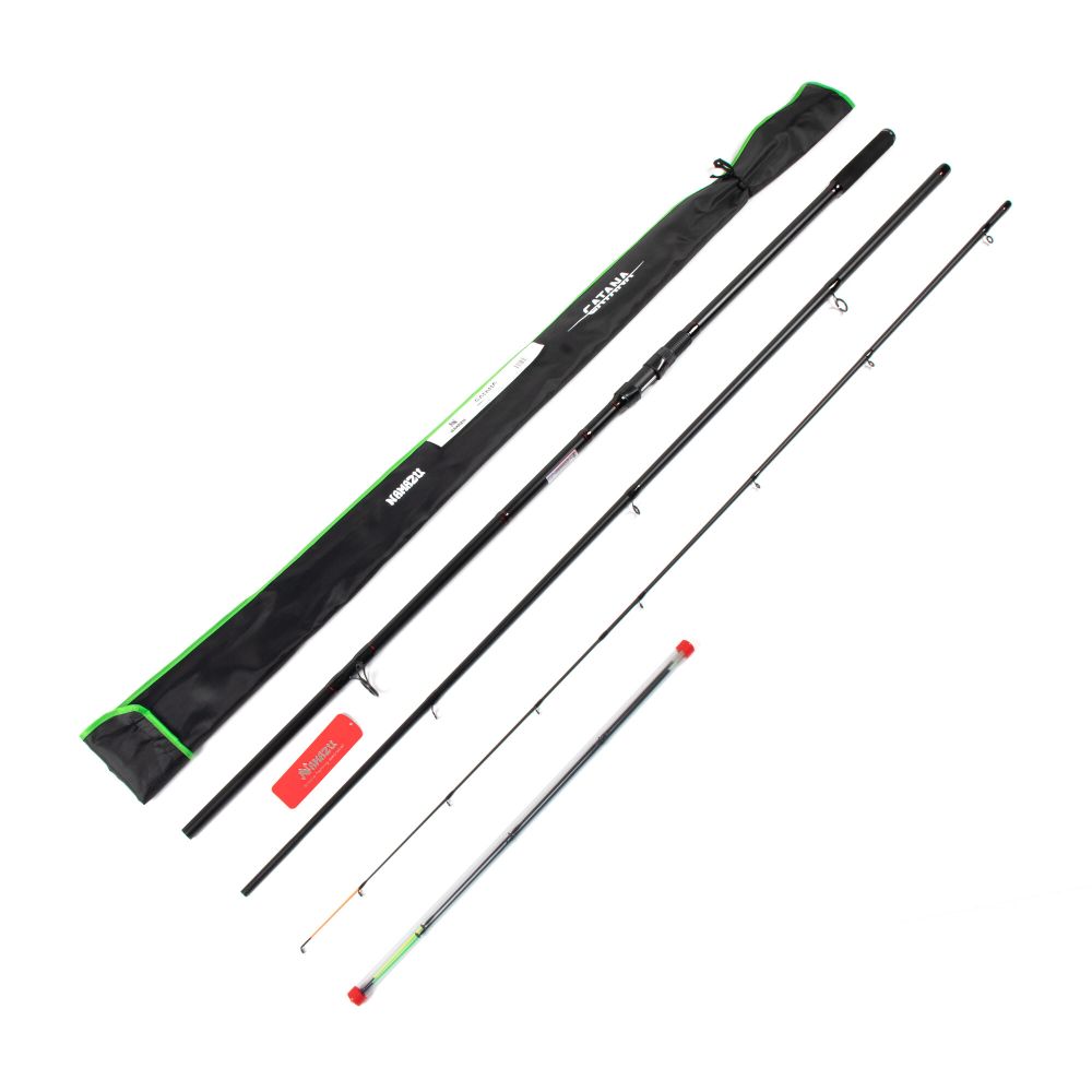 Удилище фидерное штекерное карбоновое NAMAZU Catana 390H, 3,9 м, тест 70-150 г/25/