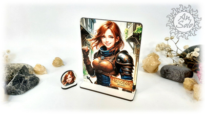 Женский аватар Человек Воин для настольных игр, ДНД