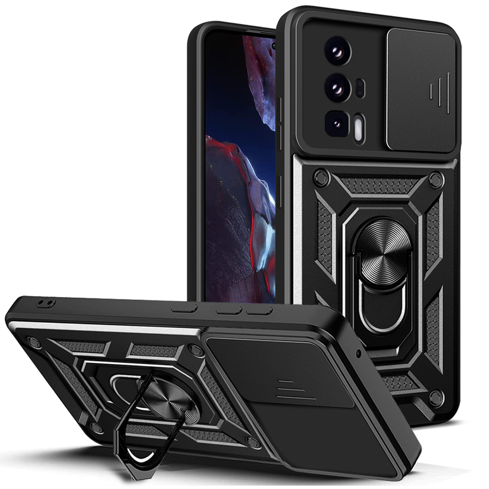 Чехол с кольцом Bumper Case для Poco F5 Pro
