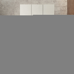 Шкаф Агератум МДФ двухсекционный с антресолью и стеллажом Лайн флай (0,27) А10029 матовая - Орех Экко 9459  170*45*220