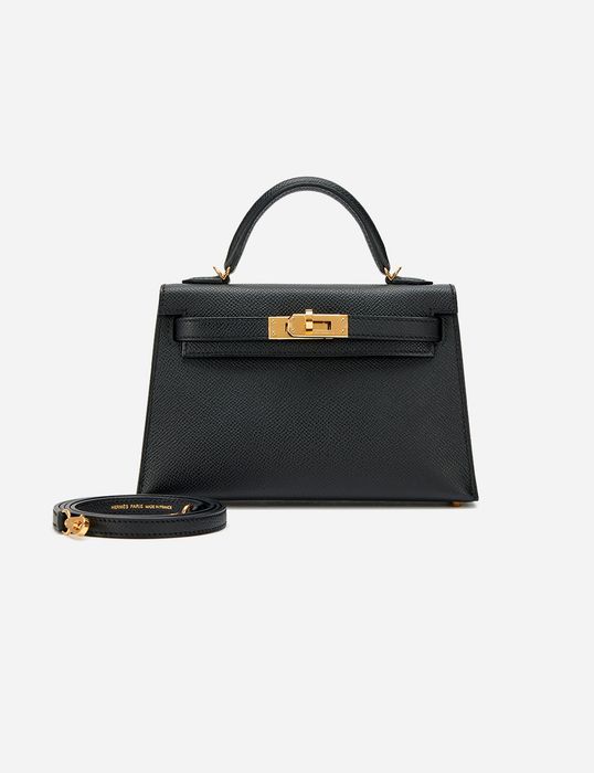 Сумка Hermes Epsom Mini Kelly 20 Gold Hardware 